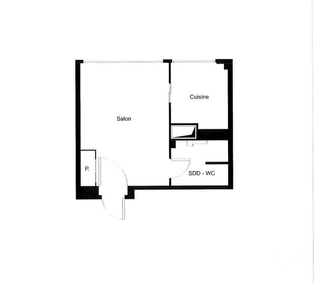 Appartement Studio &agrave; vendre - 1 pi&egrave;ce - 23,05 m2 - Paris - 75015 - ILE-DE-FRANCE